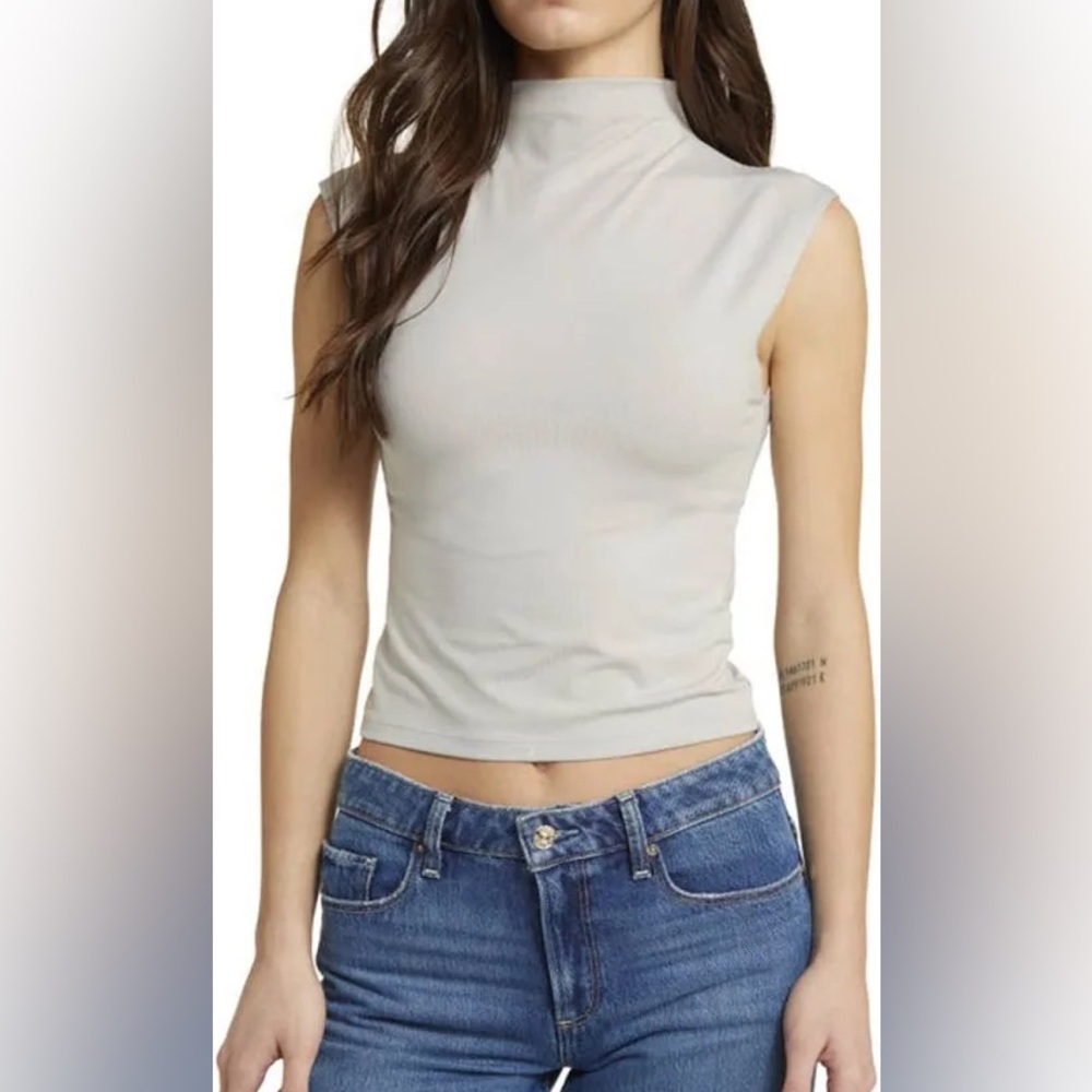 Madewell mockneck tank